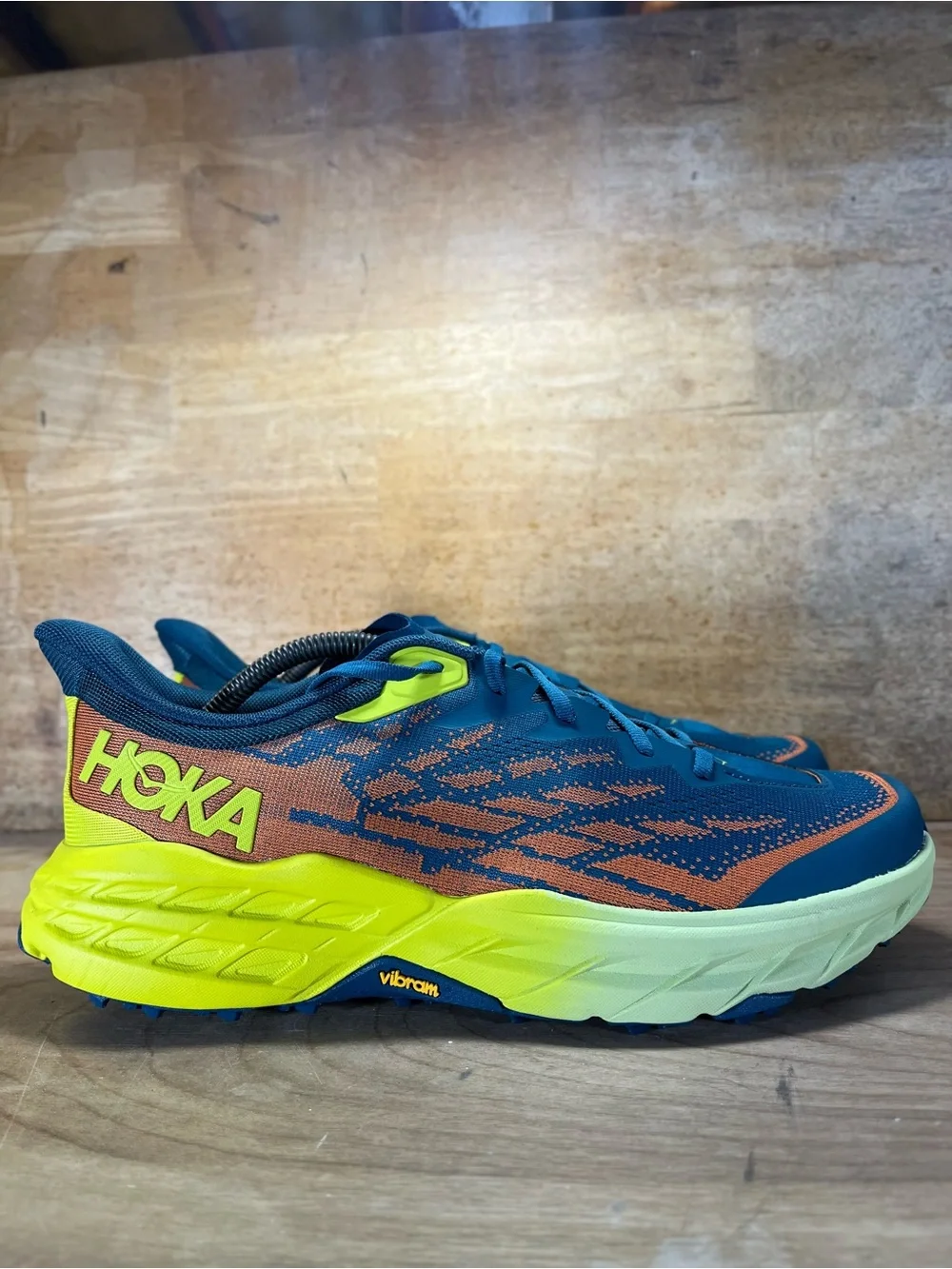 NEW Hoka One One Speedgoat 5 Mens Size 11 Trail Running Shoes Sneakers Blue